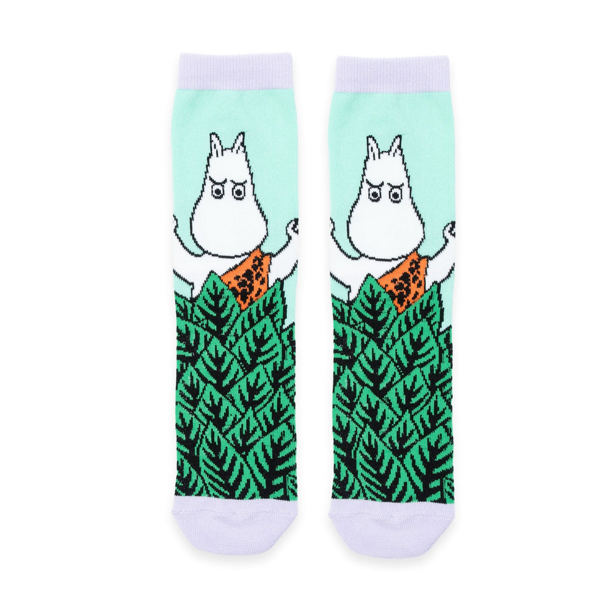 Moomin Jungle Women's Retro Socks - Green
