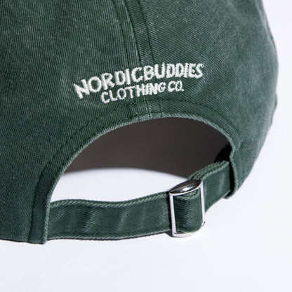 Moomin Washed Denim Adult Cap - Denim Green