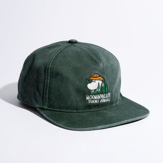 Moomin Washed Denim Adult Cap - Denim Green