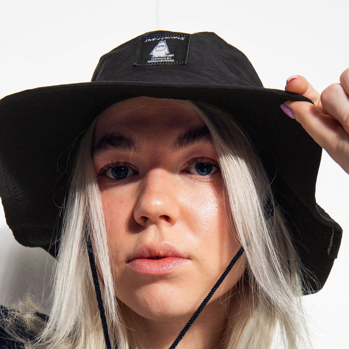 Moomintroll Brimmer Hat - Black